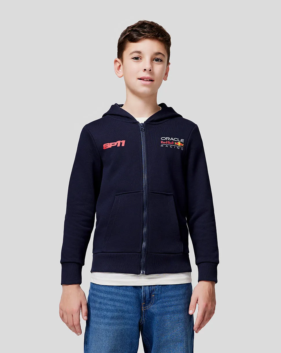 Oracle Red Bull Racing Juniors Checo Race Car Zip Hoodie - Night Sky