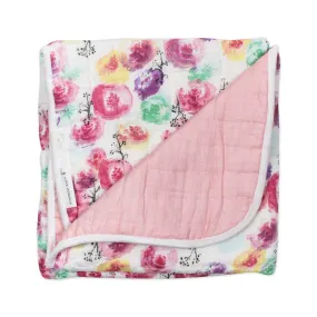 Organic Cotton Hand-Quilted Blanket