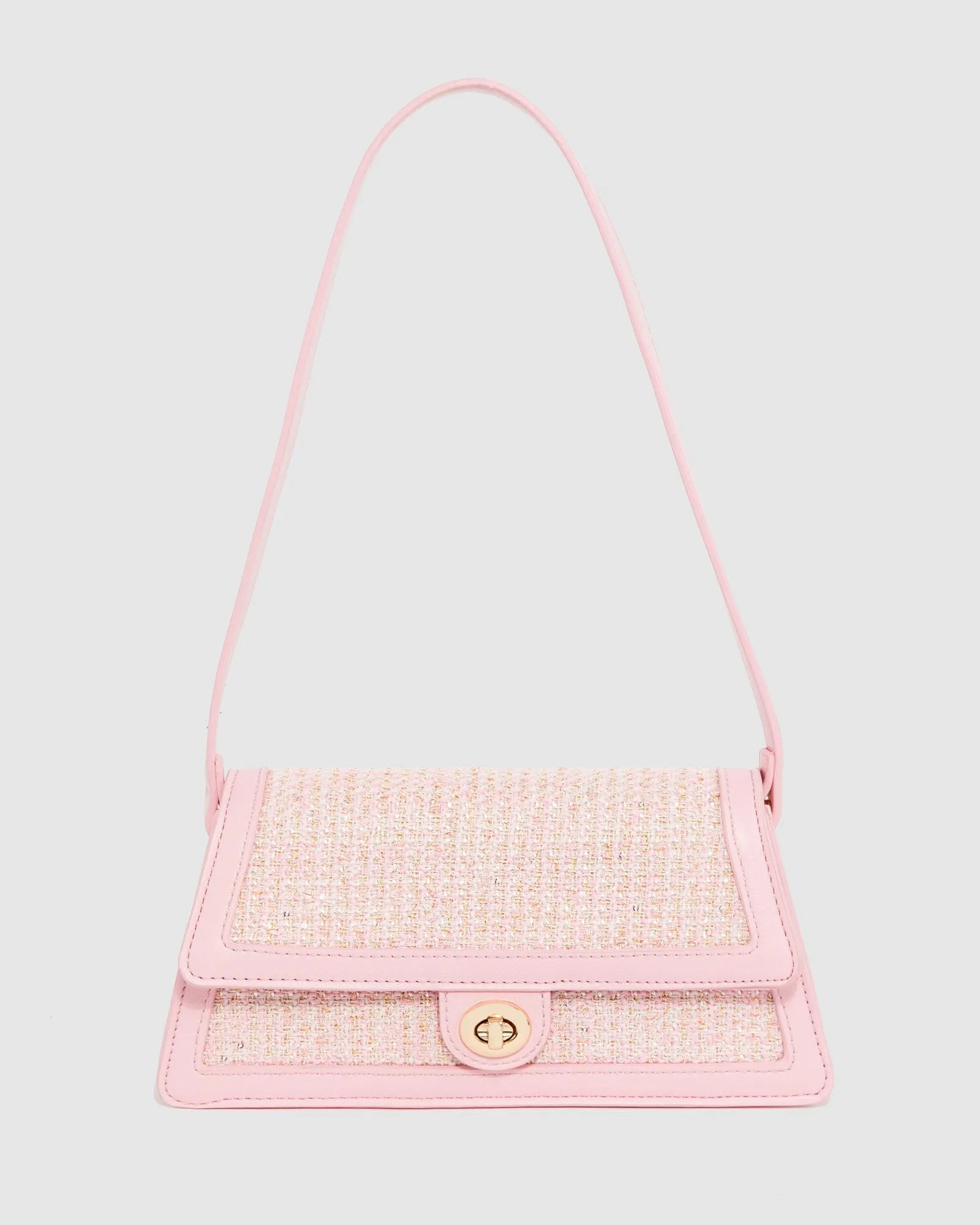 Pink Jenny Buckle Shoulder Bag