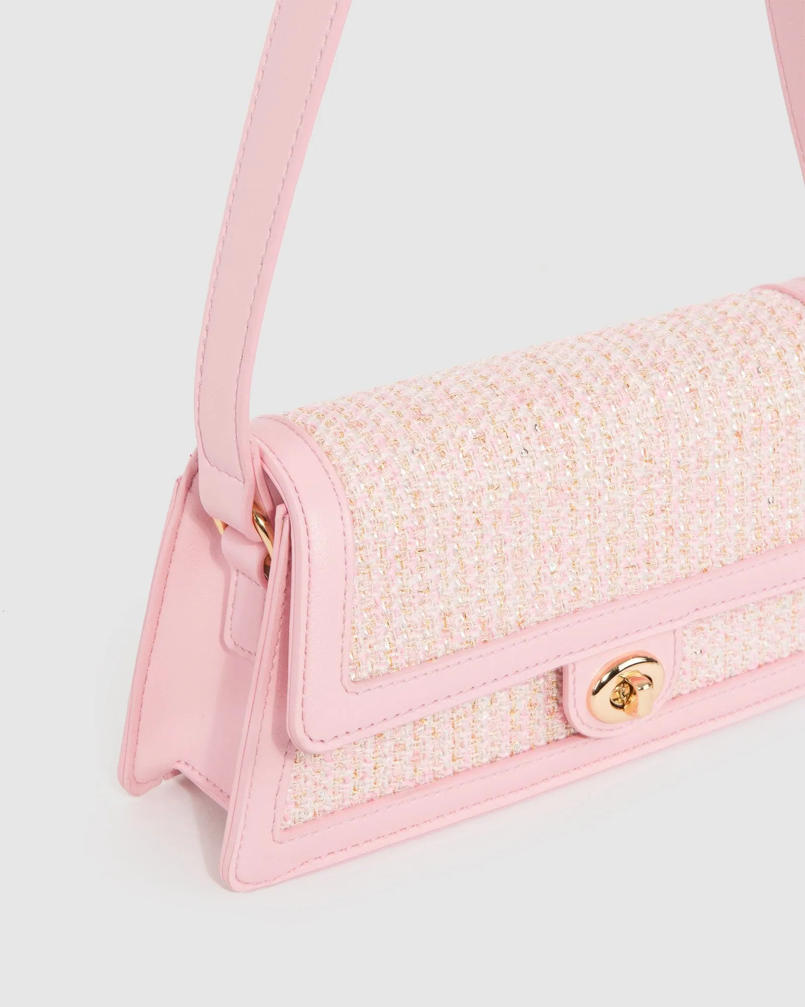 Pink Jenny Buckle Shoulder Bag