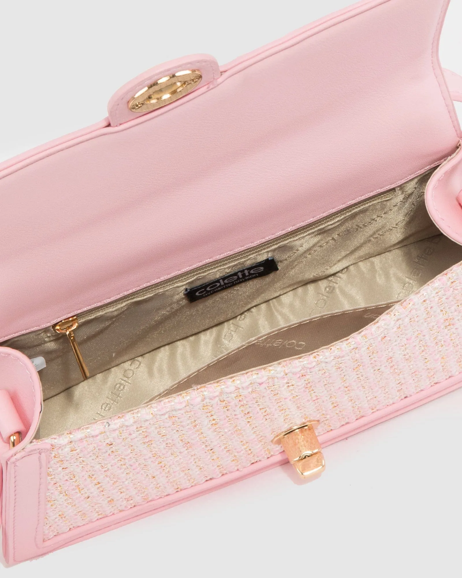 Pink Jenny Buckle Shoulder Bag