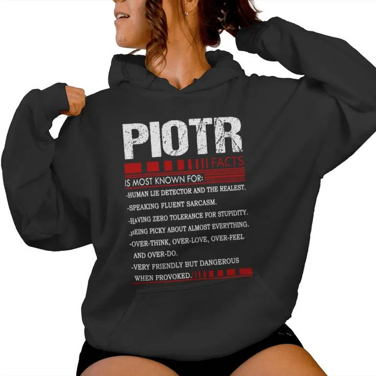 Piotr Name Facts Last Name Piotr Name Facts Family Name Women Hoodie