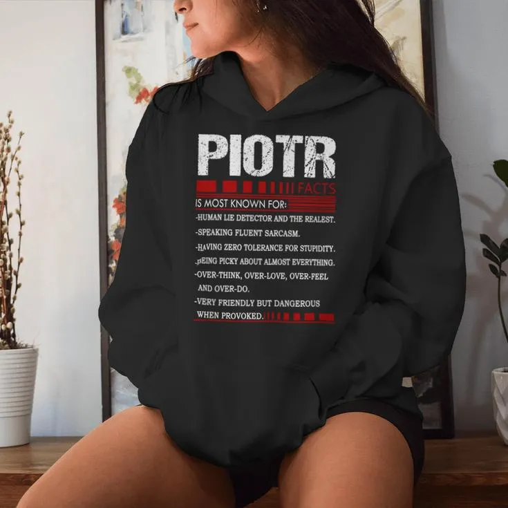 Piotr Name Facts Last Name Piotr Name Facts Family Name Women Hoodie