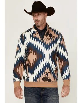 Product Name:  RANK 45® Men's Southwestern Print 1/4 Zip-Up Pullover