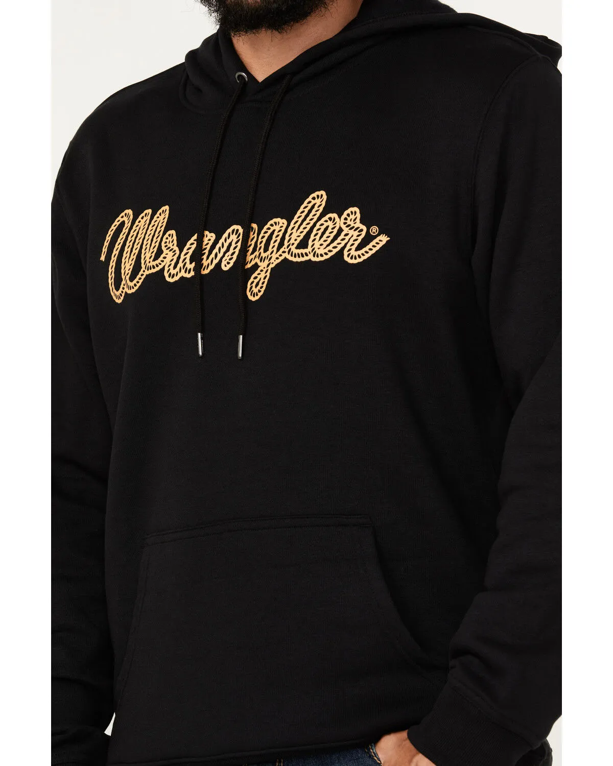 Product Name:  Wrangler Men's Boot Barn Exclusive Rope Logo Hooded Sweatshirt