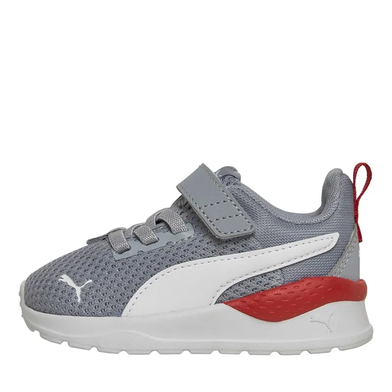 Puma Infant Boys Anzarun Lite AC Trainers Grey/White/Red