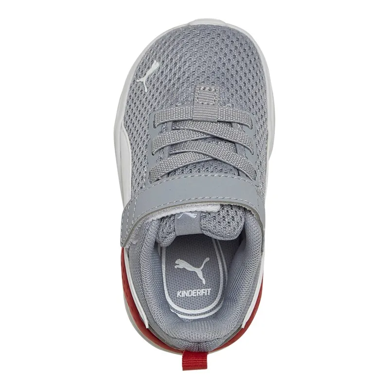 Puma Infant Boys Anzarun Lite AC Trainers Grey/White/Red