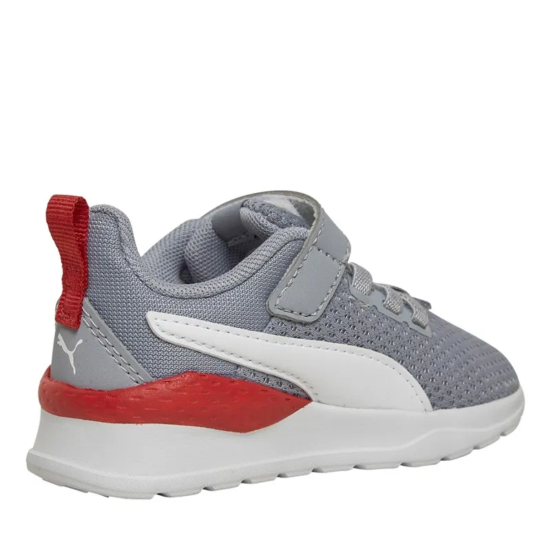 Puma Infant Boys Anzarun Lite AC Trainers Grey/White/Red