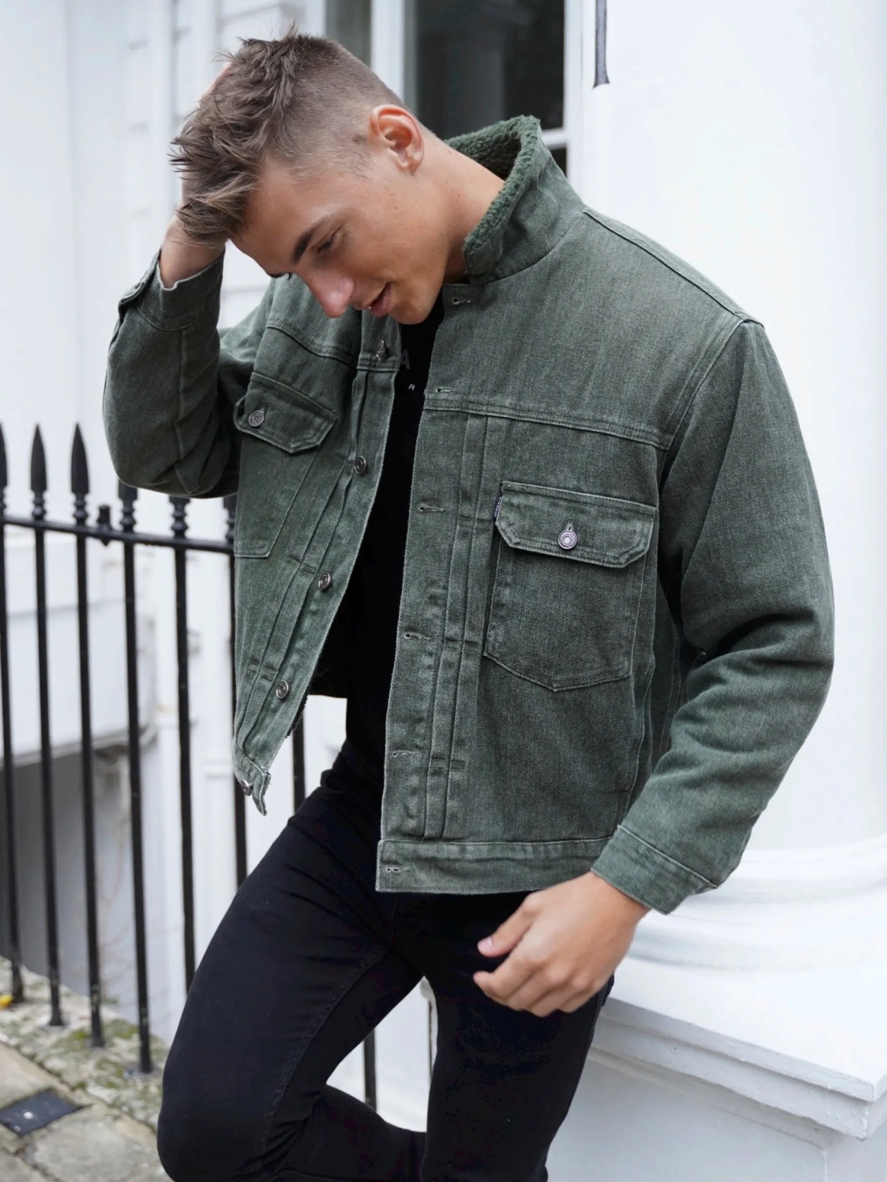 Rapha Denim Jacket - Green