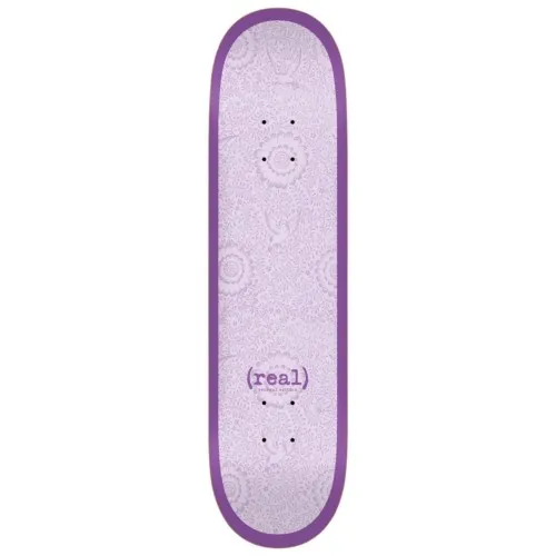 Real Skateboards Renewal Edition Skate Deck Purple  Comes with a sheet of FREE grip tape