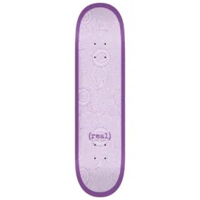 Real Skateboards Renewal Edition Skate Deck Purple  Comes with a sheet of FREE grip tape