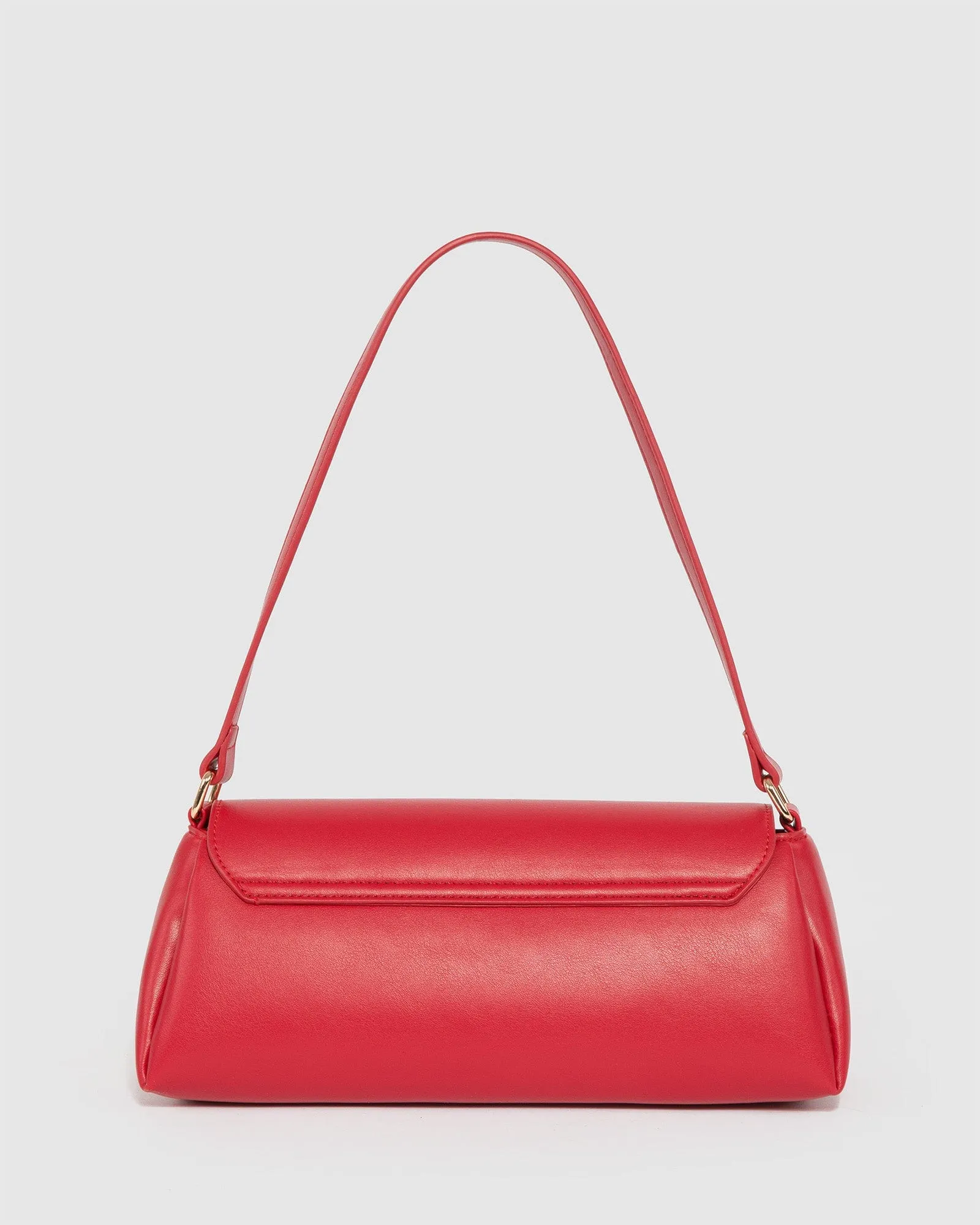 Red Keely Flap Shoulder Bag