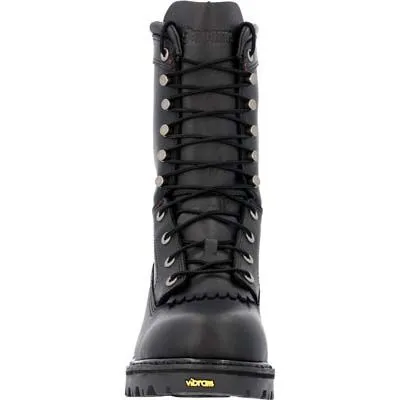 Rocky Code Red Hotshot Logger Fire Boot