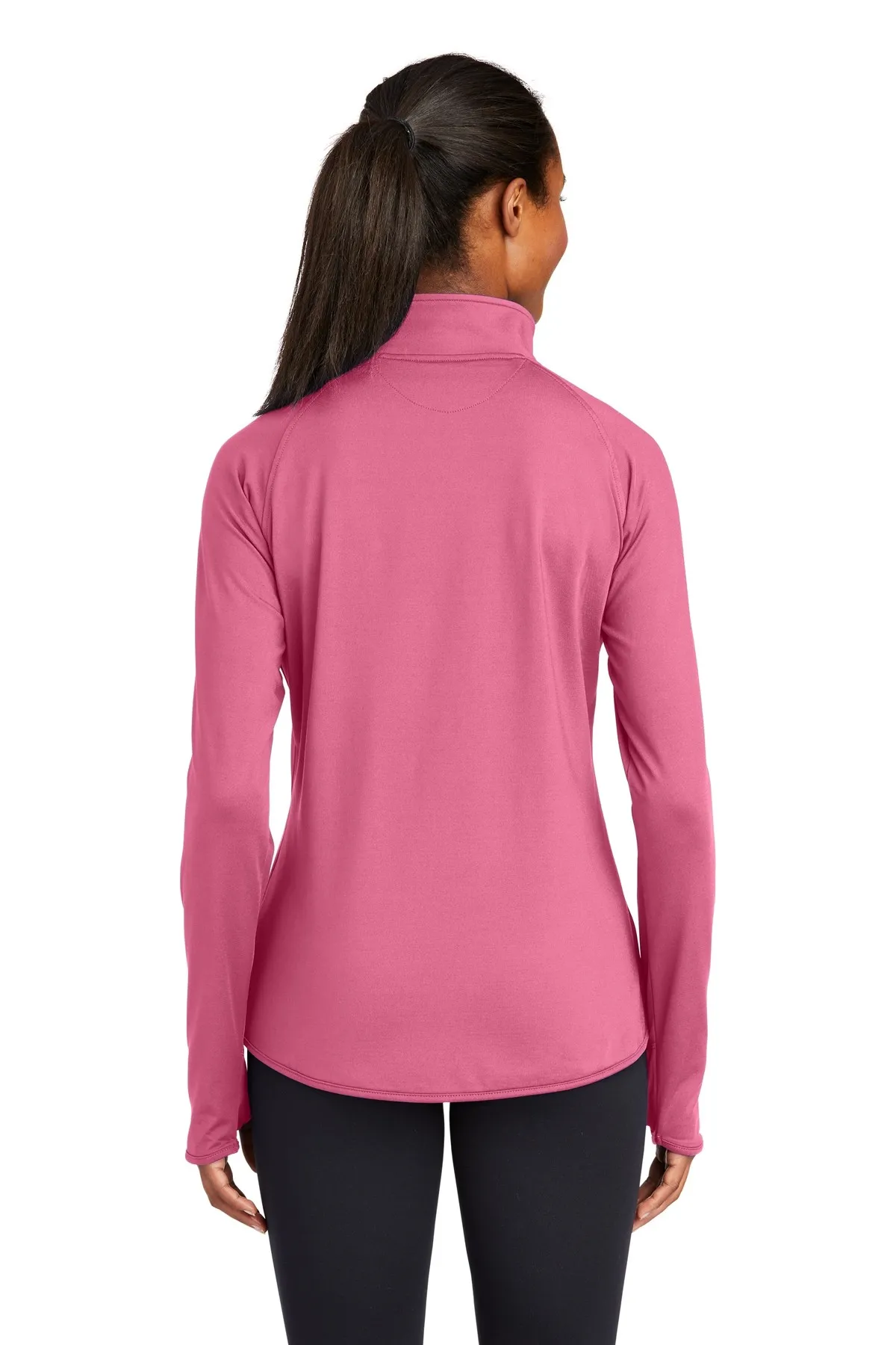 SanMar Women's Sport-Tek Sport-Wick Stretch 1/2-Zip Pullover #LST850