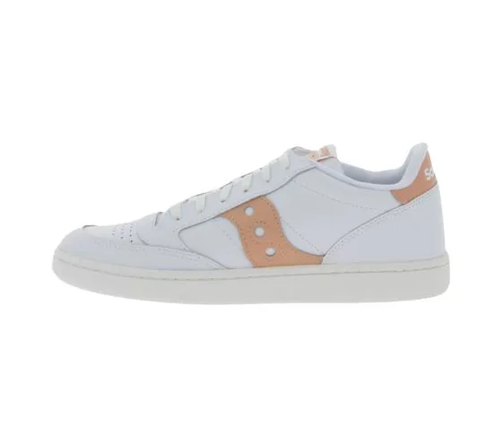 Saucony Jazz Court sneakers da donna in vera pelle con intersuola in EVA S60759-8 bianco/rosa