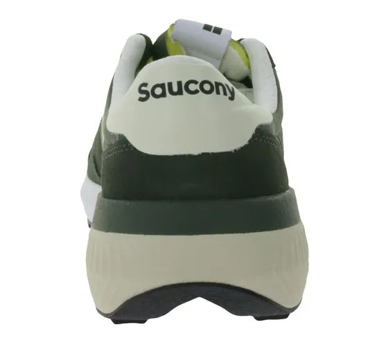 Saucony Jazz Nxt men's sneakers, low-top sneakers with real leather content S70790-3 Khaki/Beige