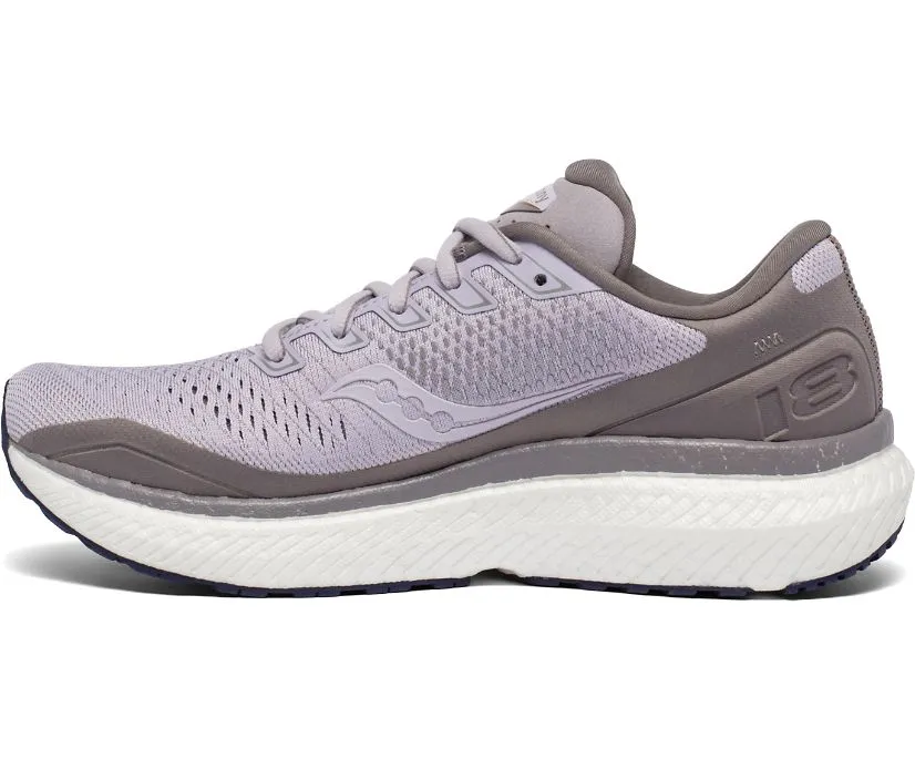 Saucony Womens Triumph 18 Running Shoe- Lilac/Copper