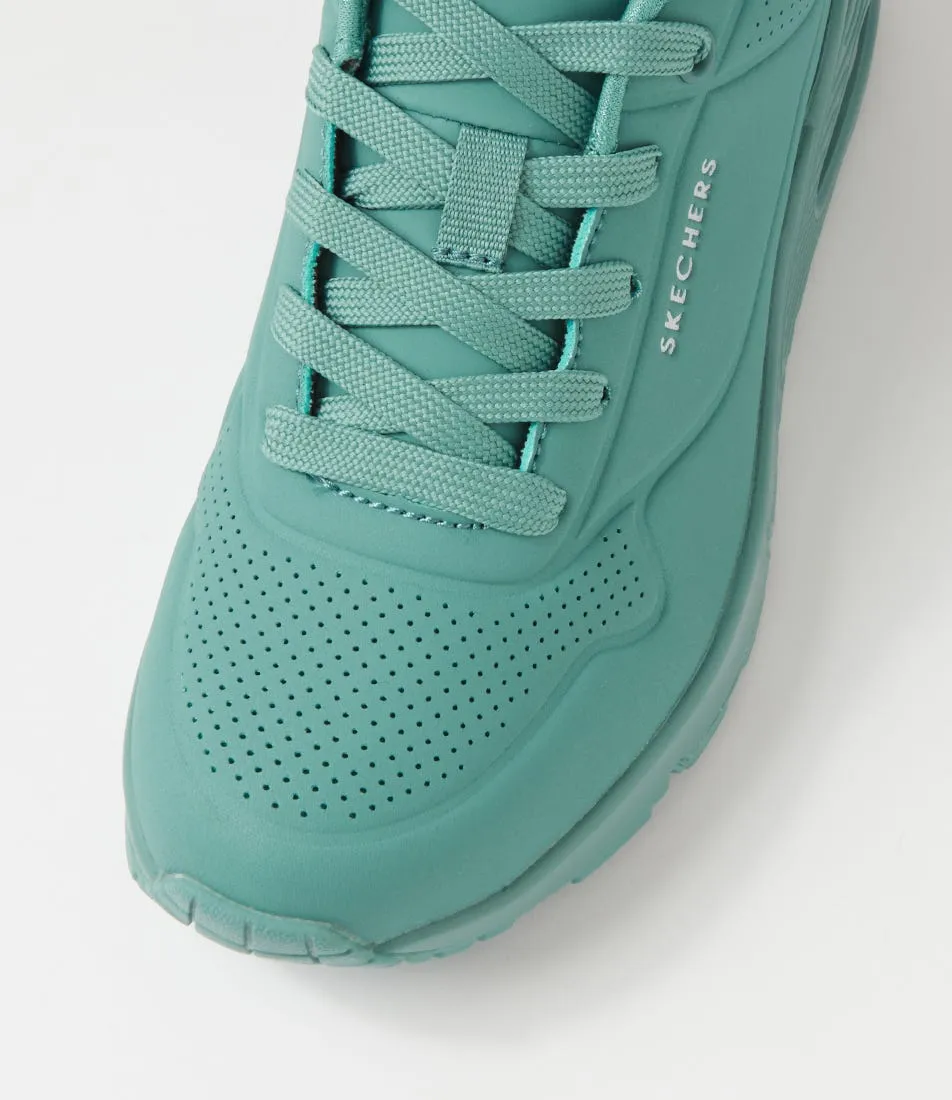 SKECHERS Uno Stand On Air Teal Sneakers