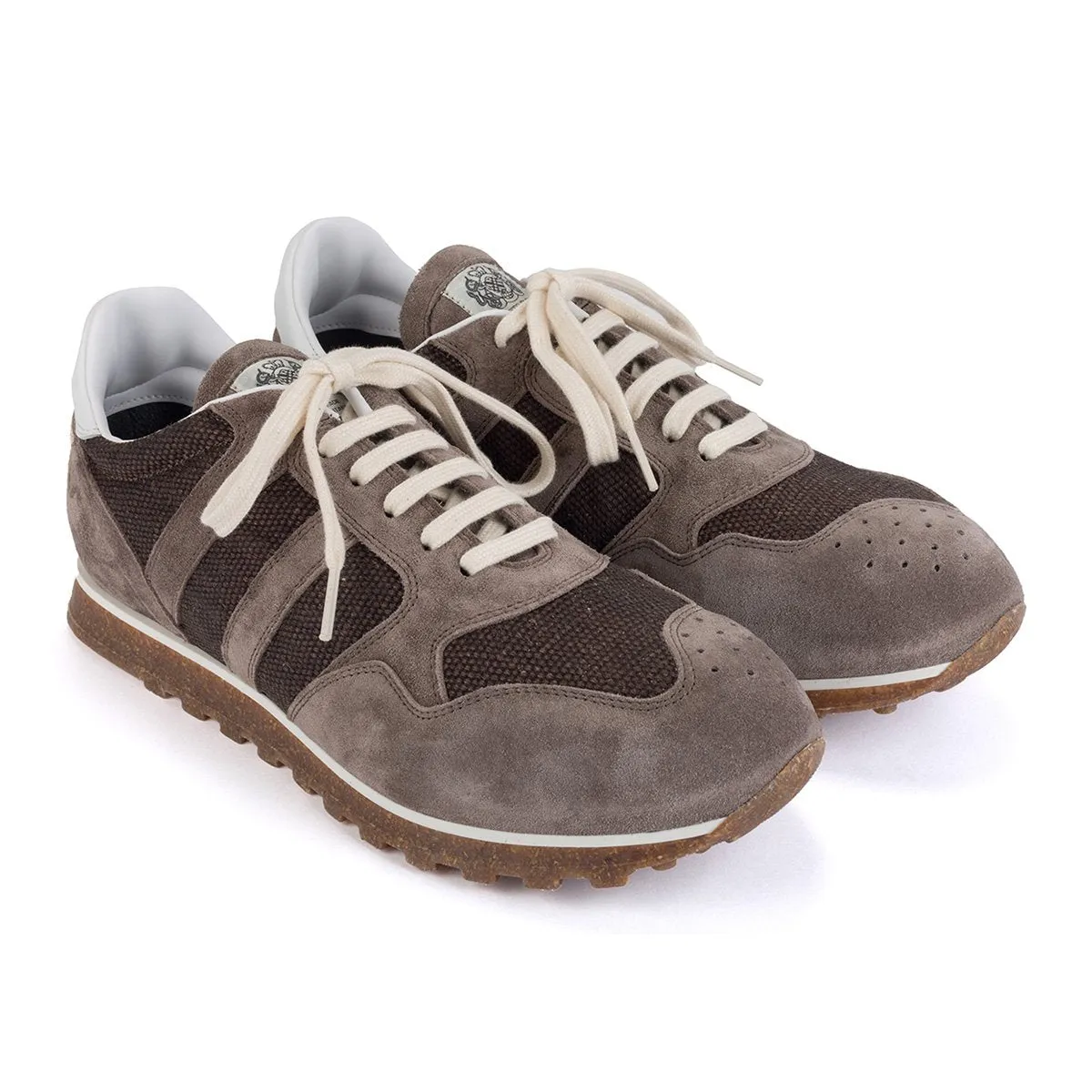 SPORT 34060  Taupe & Brown Sneakers