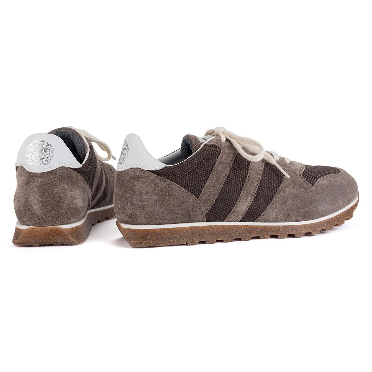 SPORT 34060  Taupe & Brown Sneakers