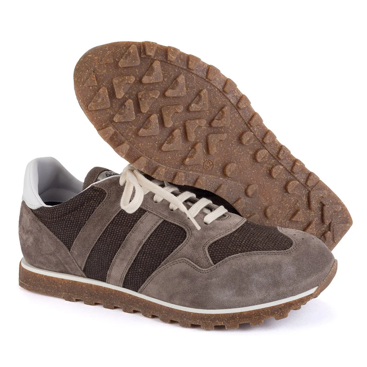 SPORT 34060  Taupe & Brown Sneakers