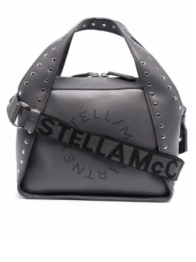 Stella Logo Studded Crossbody in Slate