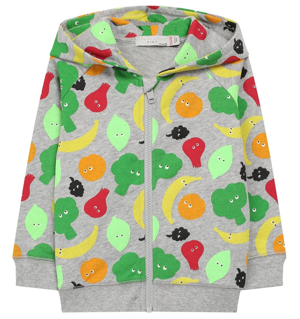 STELLA McCARTNEY Kids Fruit Zipped Hoodie