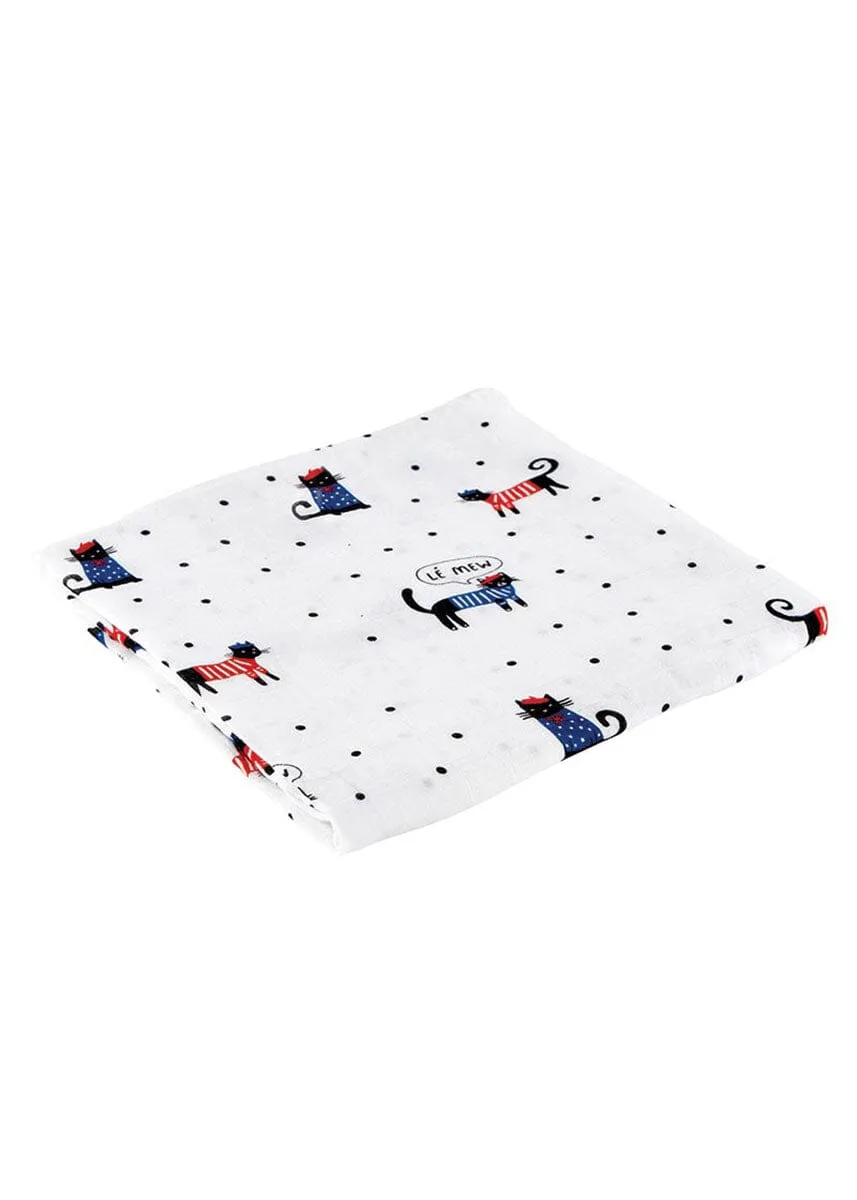 Swaddle Blanket - Le Meow Cats