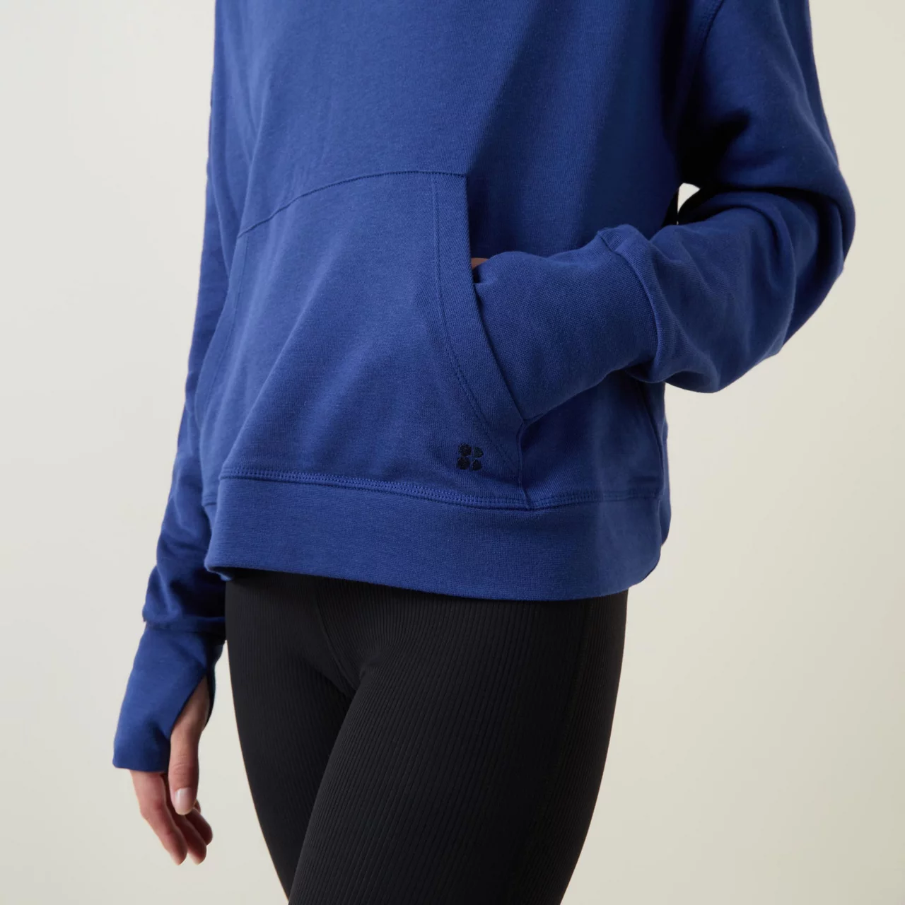 SWEATY BETTY After Class Logo Hoodie - Blue