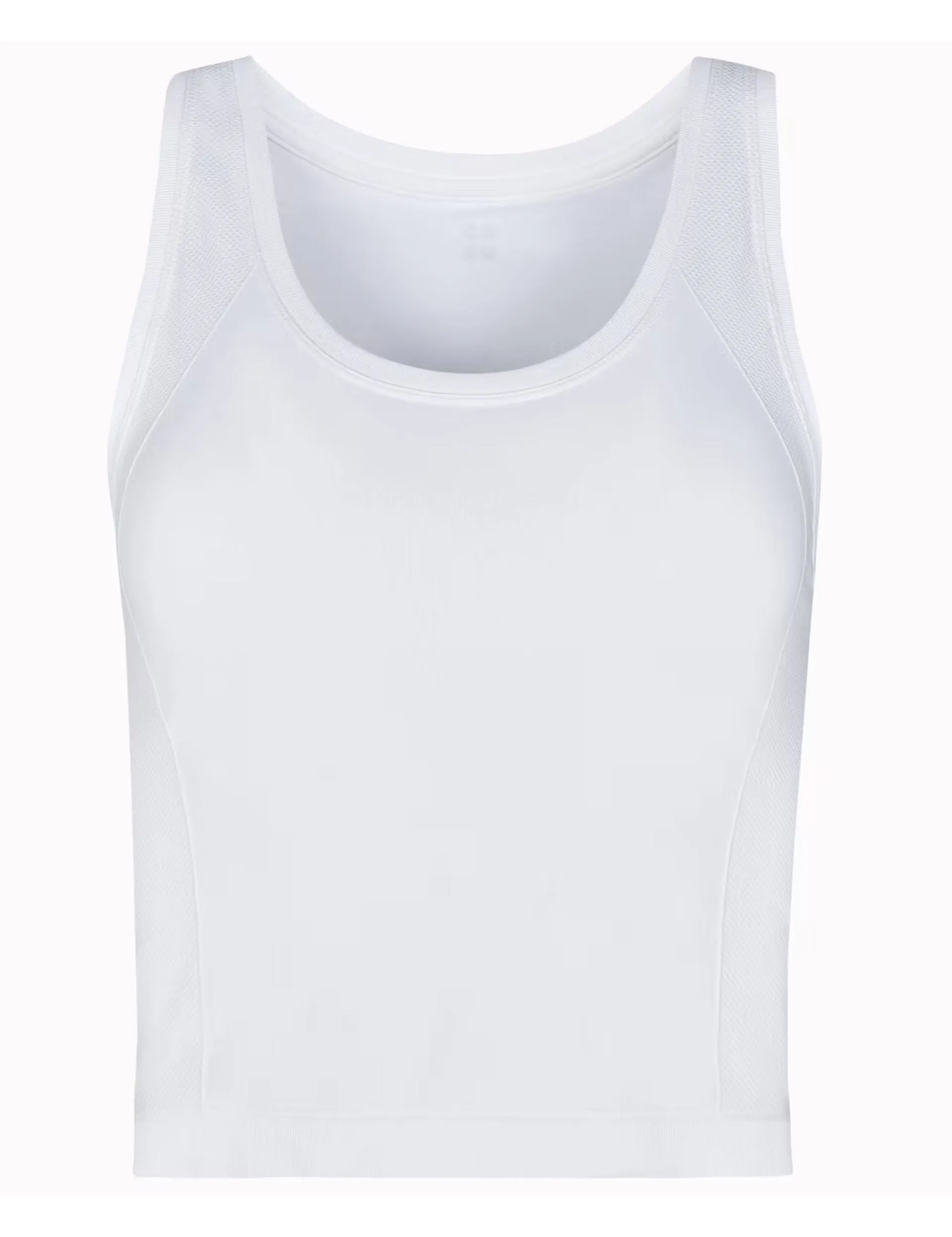 Sweaty Betty Athlete Crop Seamless Gym Vest - White