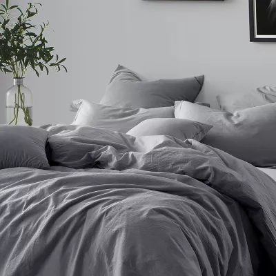 Swift Home Chambray 3-Pc. Duvet Cover Set