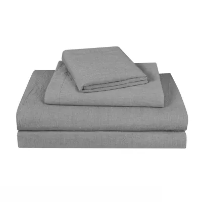 Swift Home Chambray 3-Pc. Duvet Cover Set