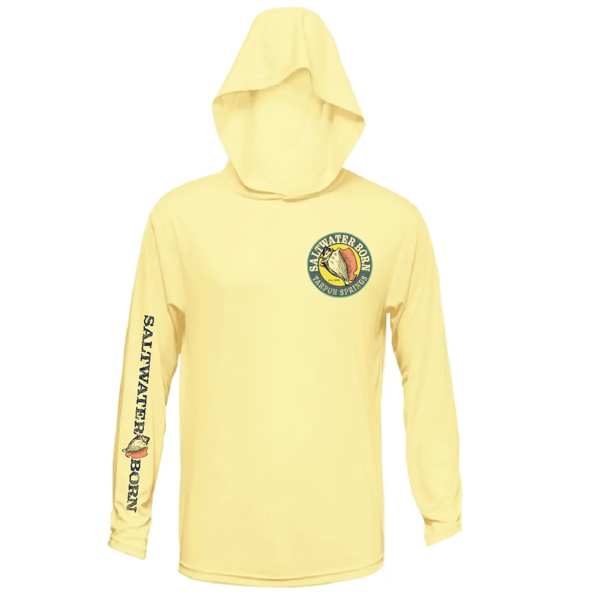 Tarpon Springs, FL Action Tarpon Long Sleeve UPF 50+ Dry-Fit Hoodie