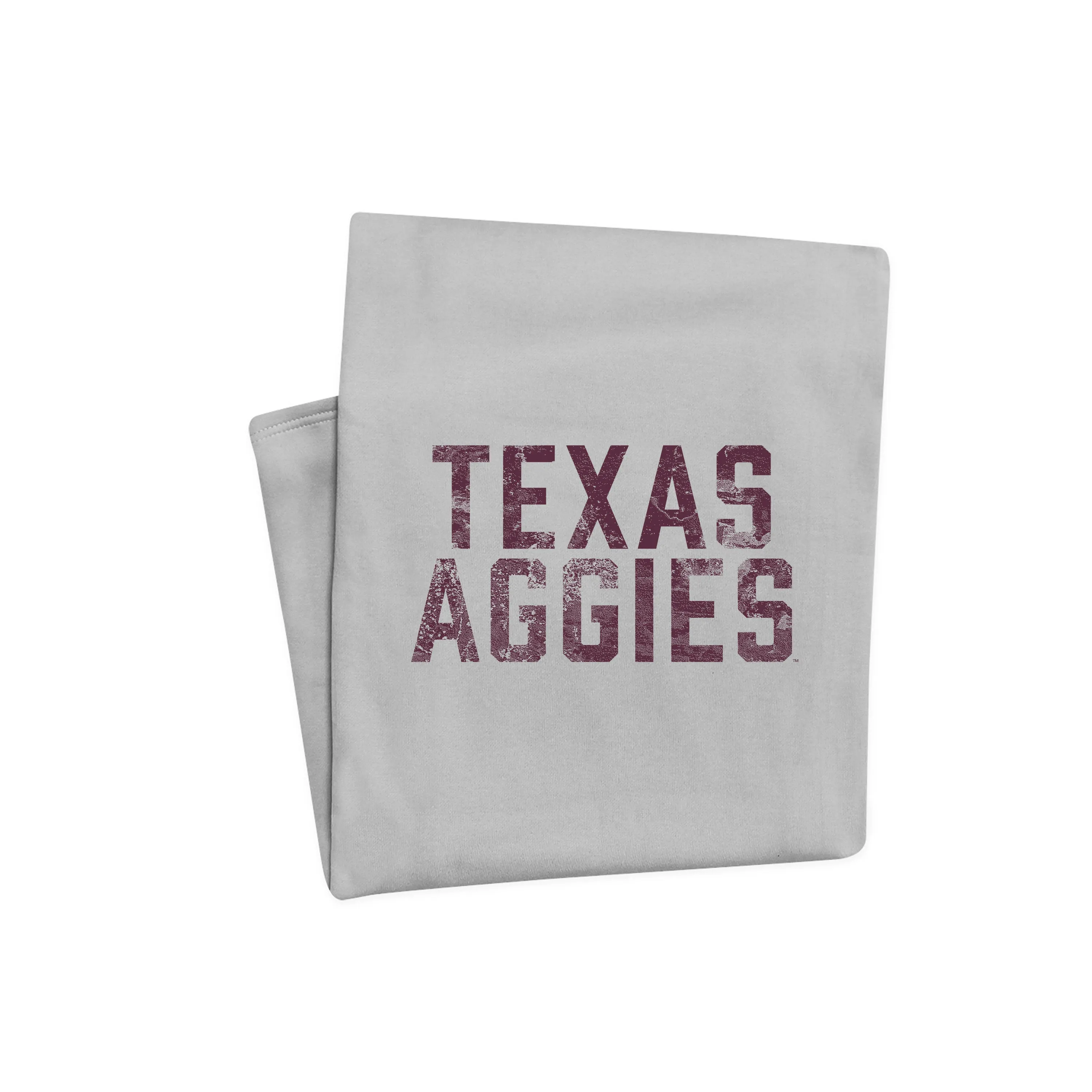 Texas Aggies Sweatshirt Blanket - Grey (SST)