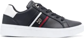 Tommy Hilfiger leather low-top sneakers Blue