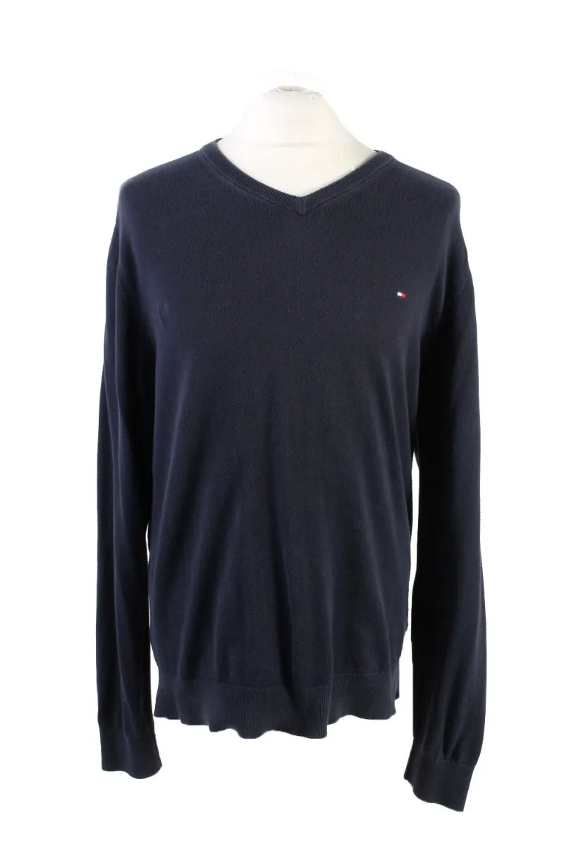 Tommy Hilfiger Pullover Jumper Dark Blue XL - Pepper Tree London