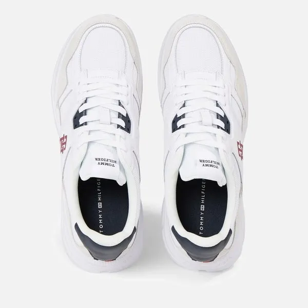 Tommy Hilfiger Suede and Mesh Running Style Trainers