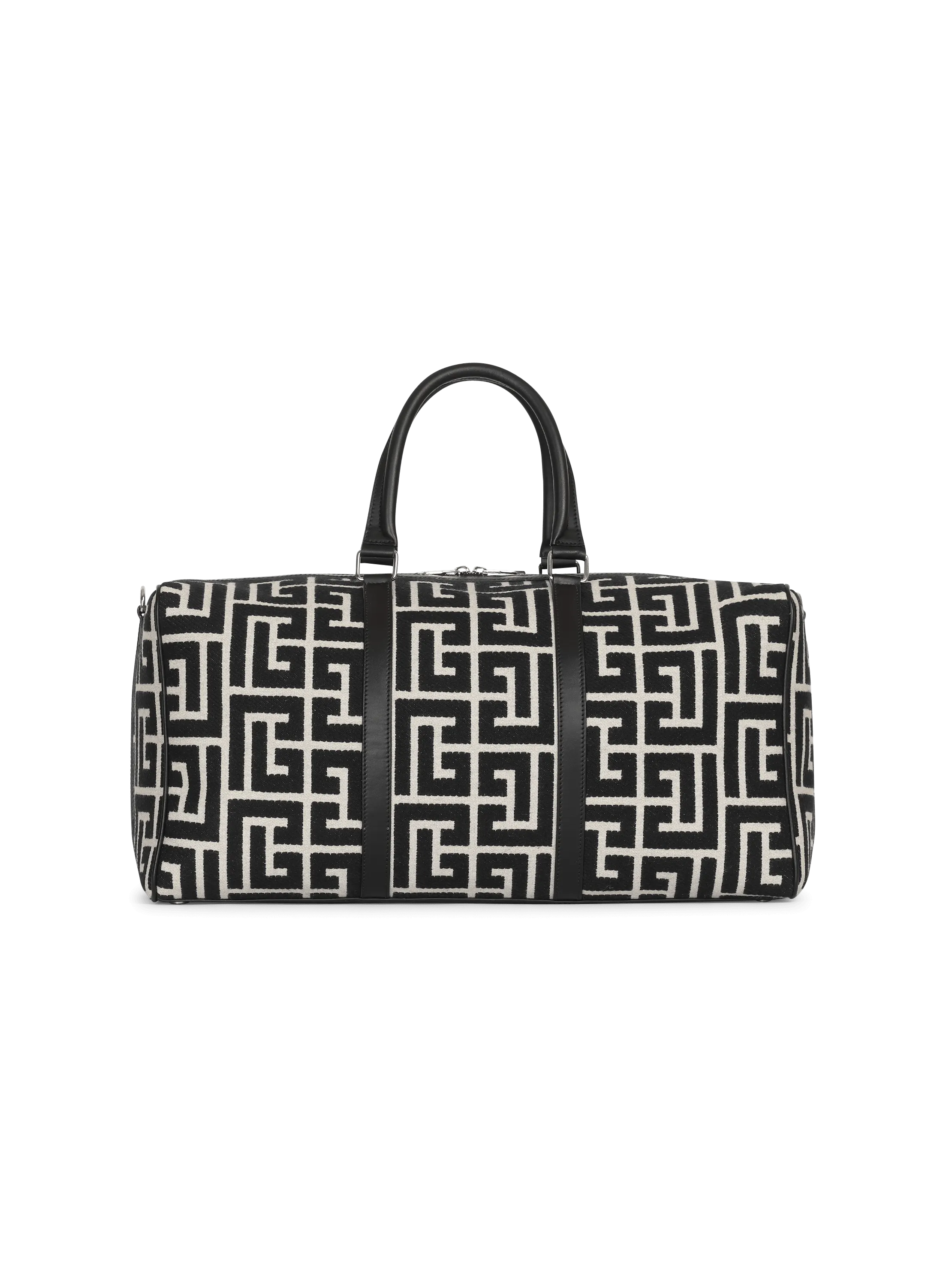 Travel bag with jacquard maxi monogram