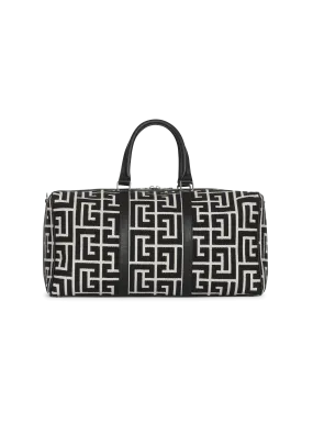 Travel bag with jacquard maxi monogram