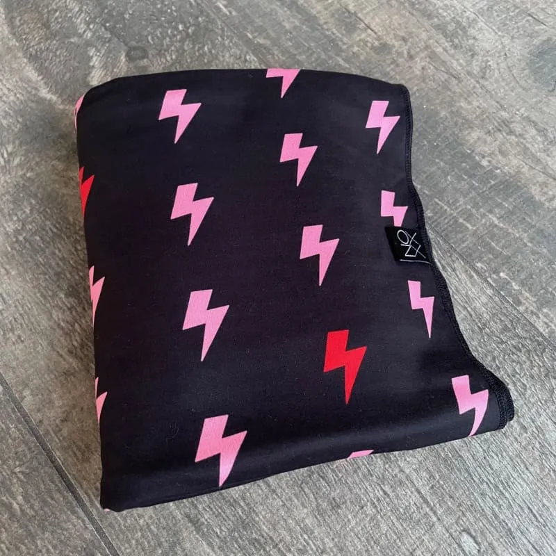 Valentine Lightning Bolts | Swaddle/Baby Blanket