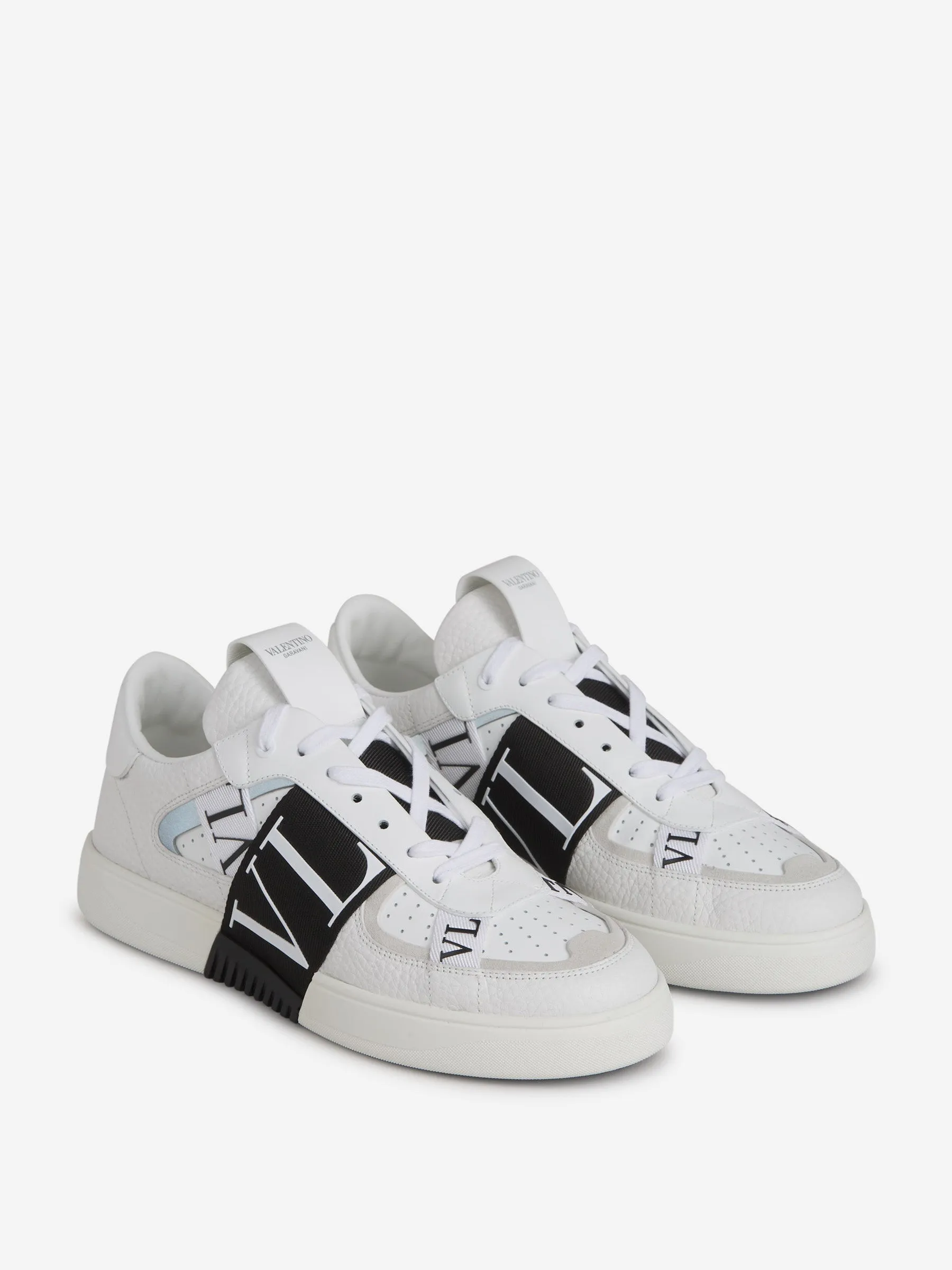 Valentino Garavani Leather Logo Sneakers 