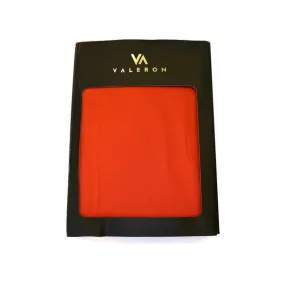 Valeron Plain Fitted Sheet Set Red