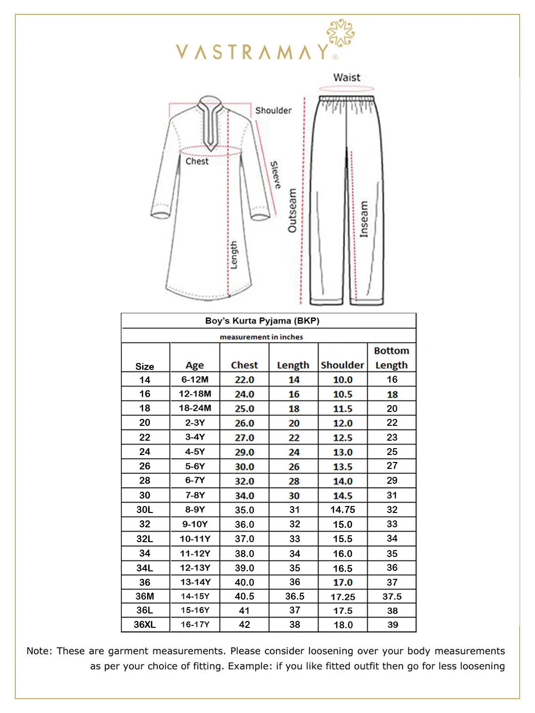 Vastramay Boys' Wine Jacket Style Kurta And Pyjama Set