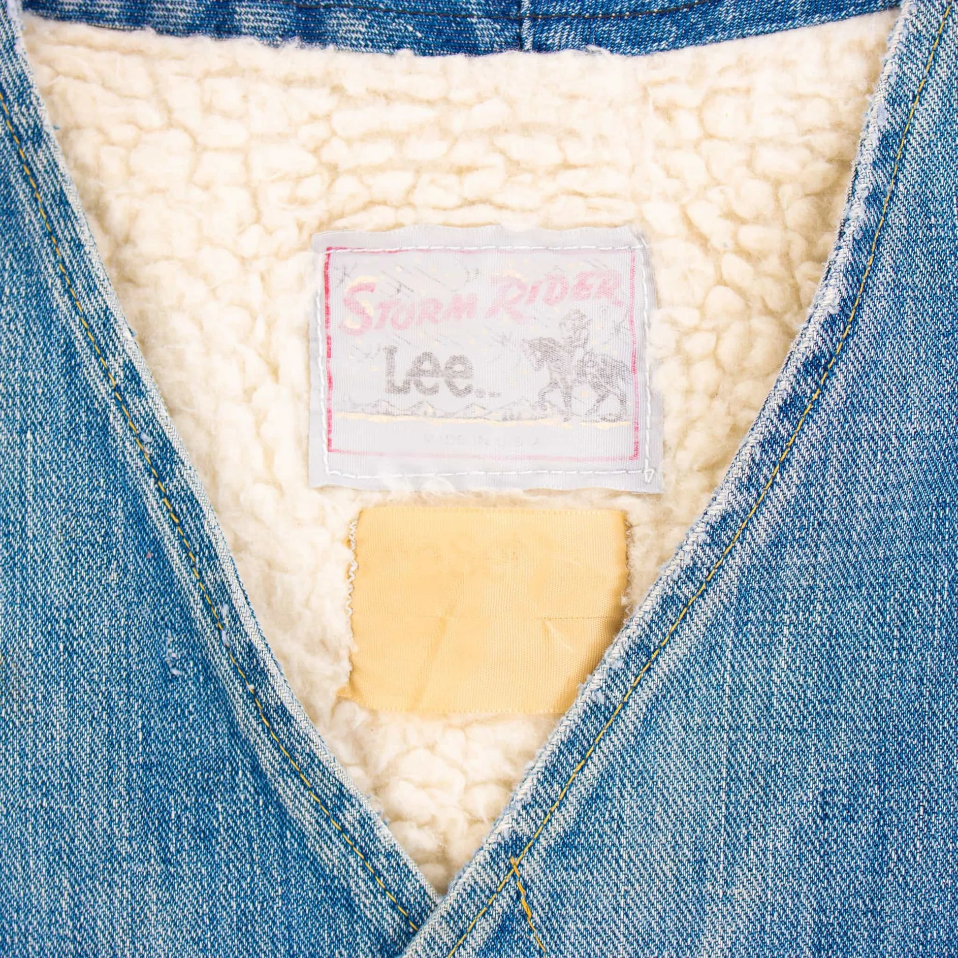 Vintage Lee Denim Trucker Vest