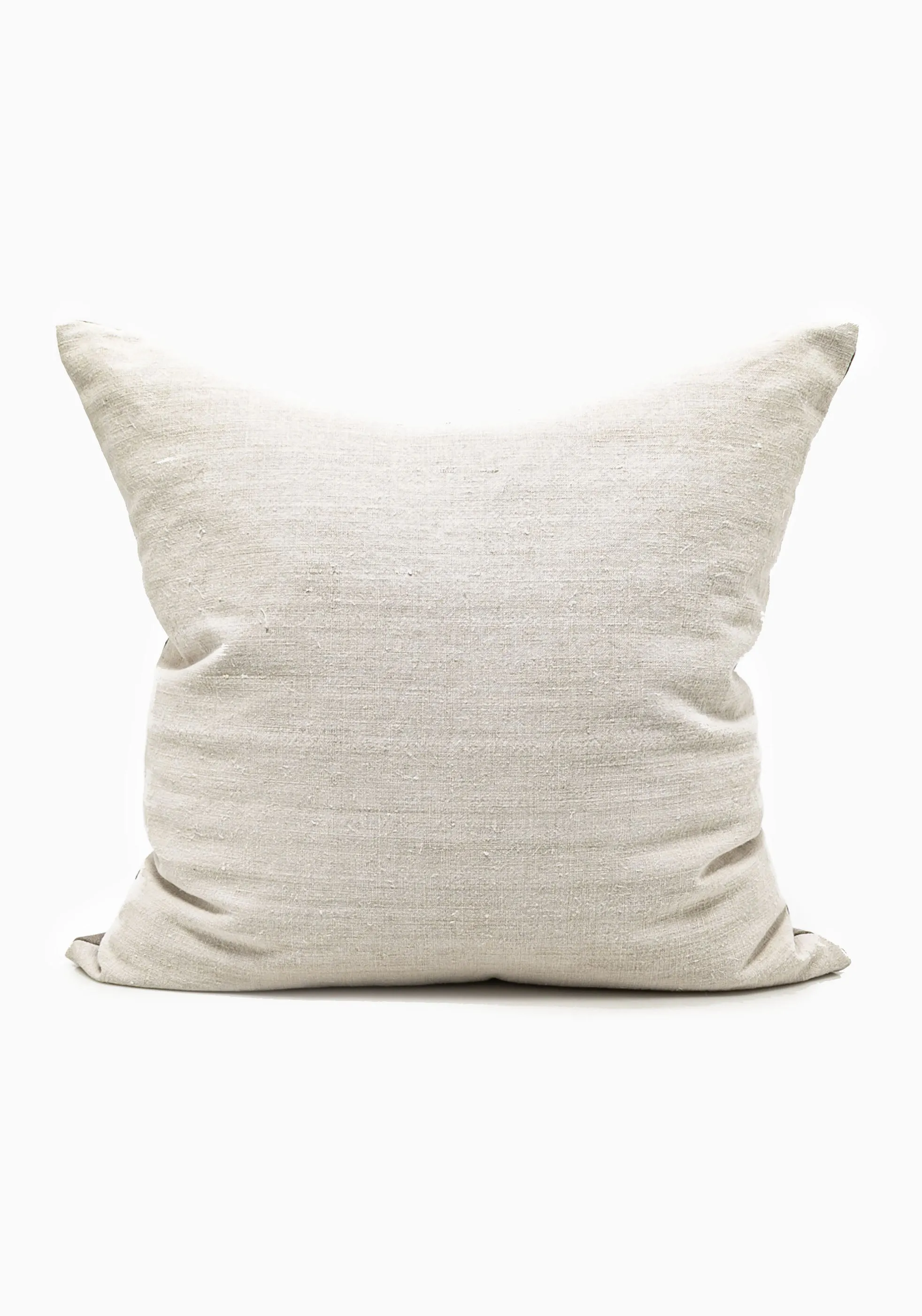 Vintage Linen Pillow, Sand | 22