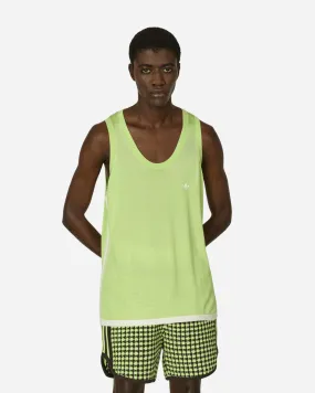 Wales Bonner Knit Vest Frozen Yellow / Chalk White