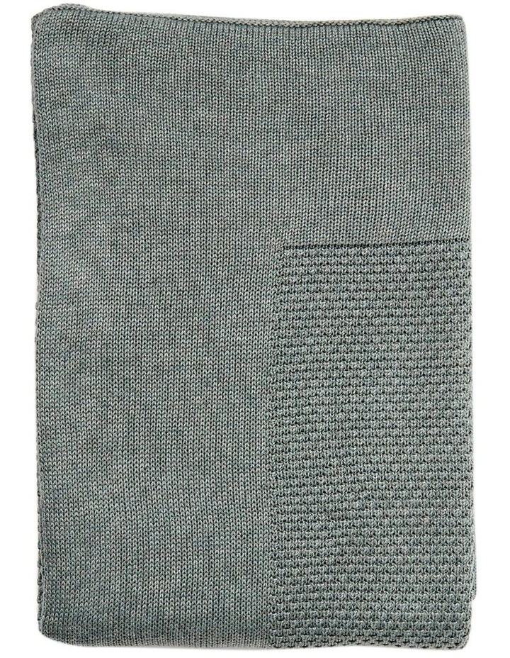 Whisper Textured Knit Blanket Sage