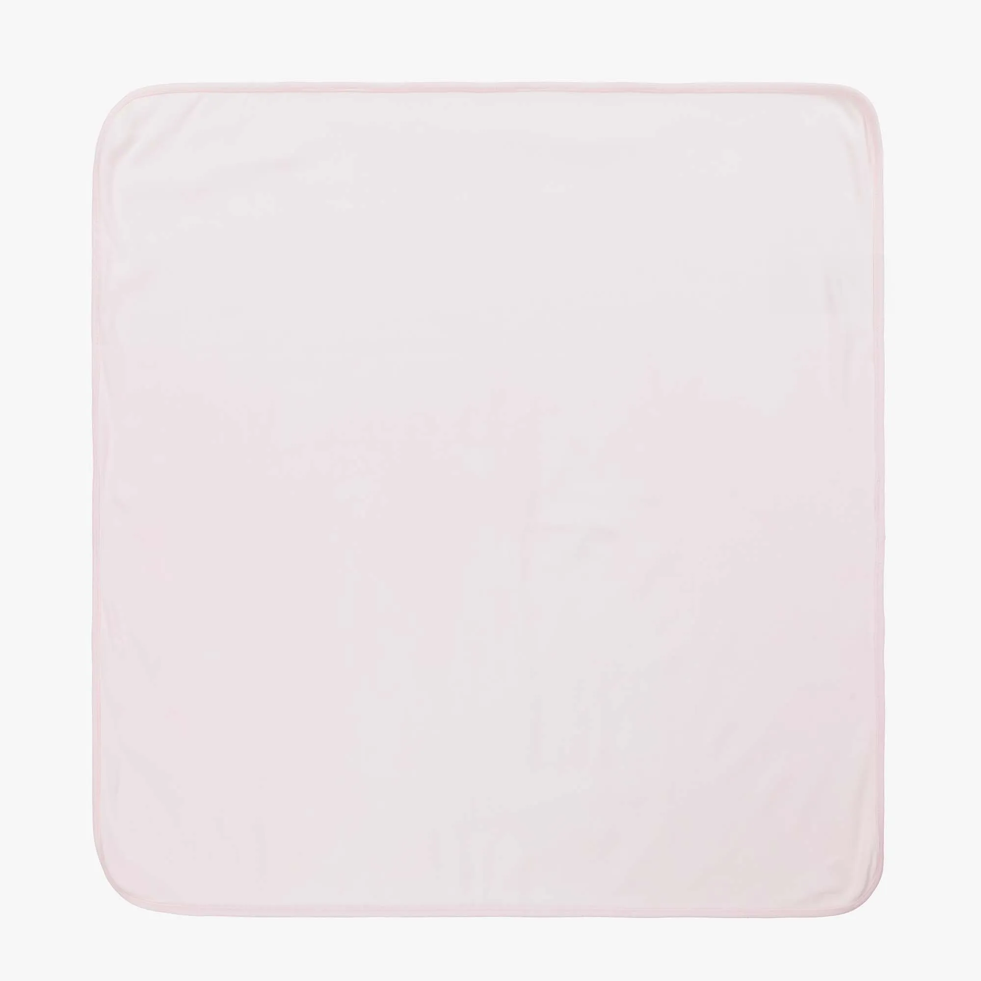 White & Pink Cotton Blanket (73cm)