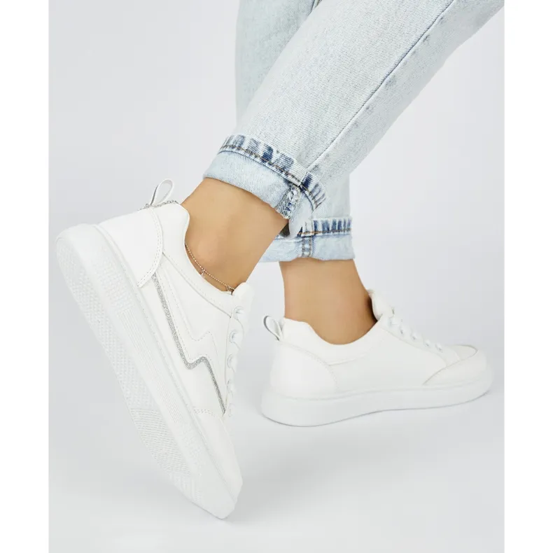 White women's sneakers