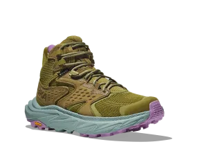 Women's Hoka Anacapa 2 Mid GTX Color: Green Moss / Agave